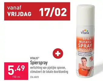 Vitalis Spierspray 150ml