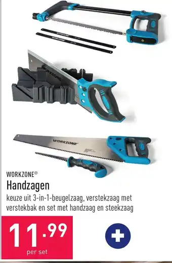 ALDI Workzone Handzagen per set aanbieding