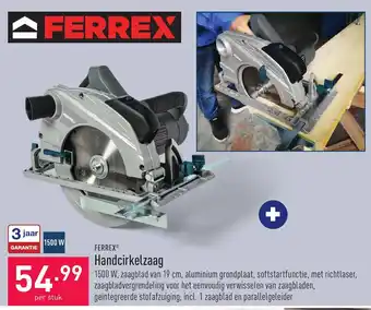 Ferrex Handcirkelzaag per stuk