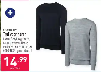 Straight up Trui voor heren per stuk