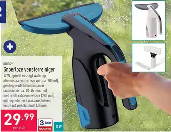 ALDI Quigg snoerloze vensterreiniger per stuk aanbieding