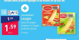 ALDI Casa morando Lasagne 400g aanbieding