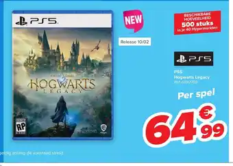 Carrefour PS5 Hogwarts legacy per spel aanbieding