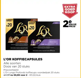 Jumbo L'or koffiecapsules alle soorten doos van 20 stuks aanbieding