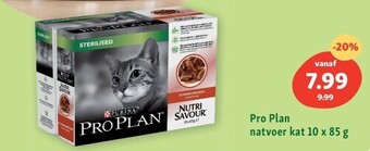 Maxi Zoo Pro plan natvoer kat 10 x 85 g aanbieding