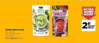 Jumbo Jumbo soep in zak aanbieding