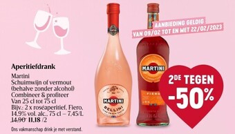 Aperitiefdrank martini