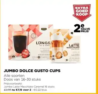 Jumbo dolce gusto cups