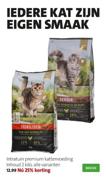 Intratuin Intratuin premium kattenvoeding aanbieding