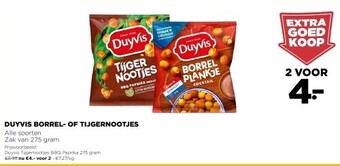 Jumbo Duyvis borrel- of tijgernootjes aanbieding