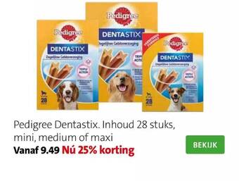 Intratuin Pedigree dentastix aanbieding