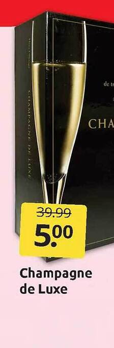 Boekenvoordeel Champagne de luxe aanbieding