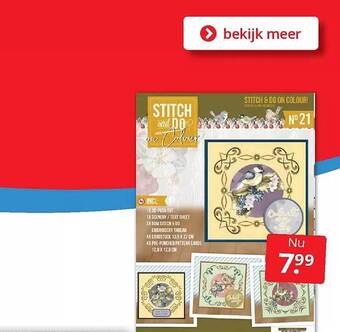Boekenvoordeel Stitch and do aanbieding