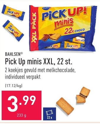 Bahlsen Pick Up minis XXL, 22 st.