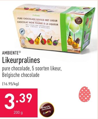ALDI Ambiente Likeurpralines aanbieding