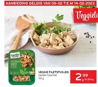 Alvo Veggie filetstukjes garden gourmet 160 g aanbieding