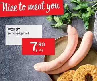 Worst gemengd gehakt
