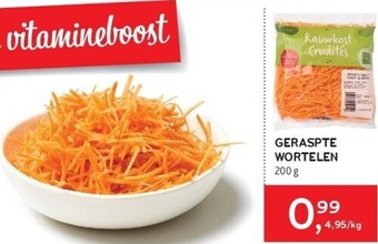 Alvo Geraspte wortelen 200 g aanbieding