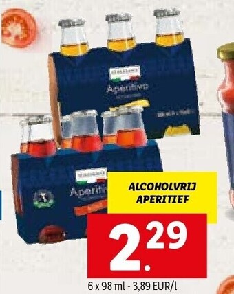Lidl Alcoholvrij aperitief aanbieding