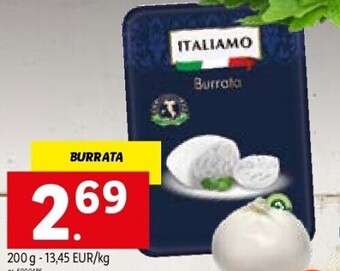 Lidl Burrata aanbieding