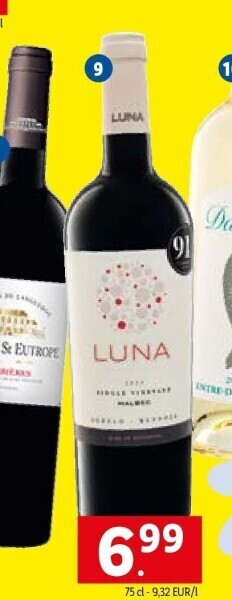 Lidl Luna malbec premium agrelo aanbieding