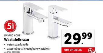 Lidl Livarno home wastafelkraan aanbieding