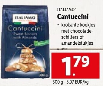 Lidl Cantuccini aanbieding