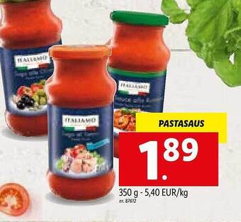 Lidl Pastasaus aanbieding