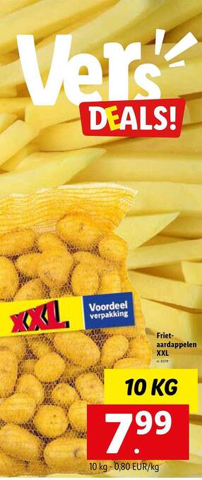 Frietaardappelen xxl