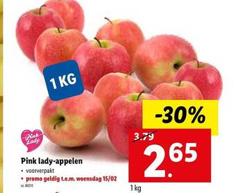 Lidl Pink ladyappelen aanbieding