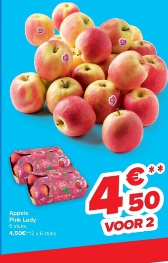 Carrefour Appels pink lady aanbieding