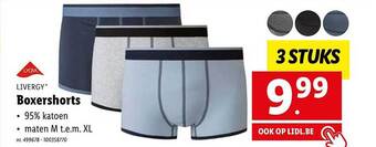 Lidl Livergy boxershorts aanbieding