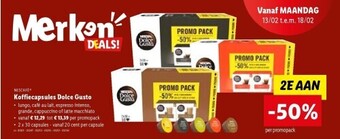 Lidl Koffiecapsules dolce gusto aanbieding