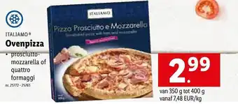 Lidl Italiamo ovenpizza aanbieding