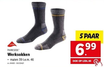 Lidl Werksokken aanbieding