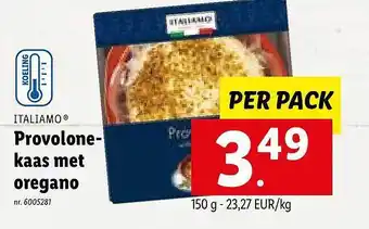 Italiamo provolone kaas met oregano