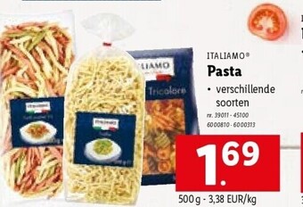 Lidl Pasta aanbieding