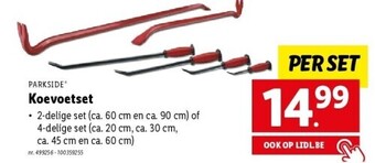 Lidl Koevoetset aanbieding