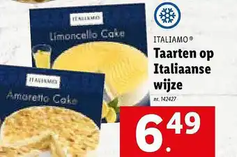 Italiamo taarten op italiaanse wijze
