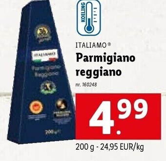 Lidl Parmigiano reggiano aanbieding