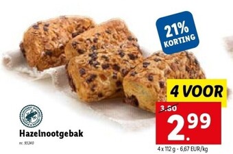 Lidl Hazelnootgebak aanbieding