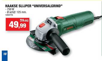 Hubo Haakse slijper universalgrind aanbieding