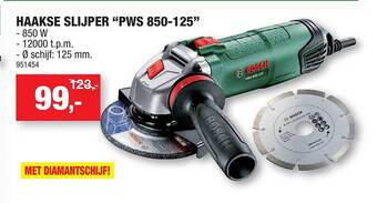 Hubo Haakse slijper aanbieding