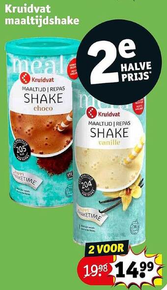 Kruidvat Kruidvat maaltijdshake aanbieding