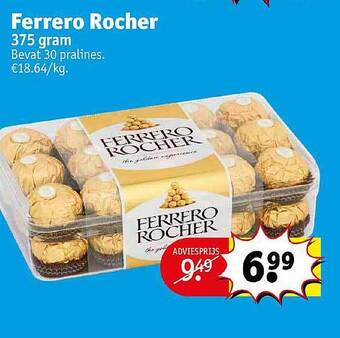 Kruidvat Ferrero rocher aanbieding