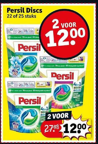 Kruidvat Persil discs aanbieding