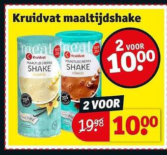 Kruidvat Kruidvat maaltijdshake aanbieding
