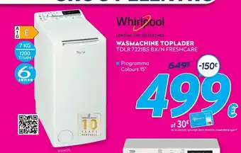 Wasmachine Toplader TDLR7221BS BX/N Freshcare