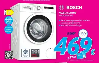 Krëfel Wasmachine WAN280K1FG aanbieding