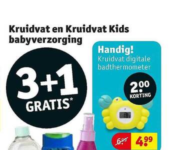 Kruidvat Kruidvat En Kruidvat Kids Babyverzorging aanbieding